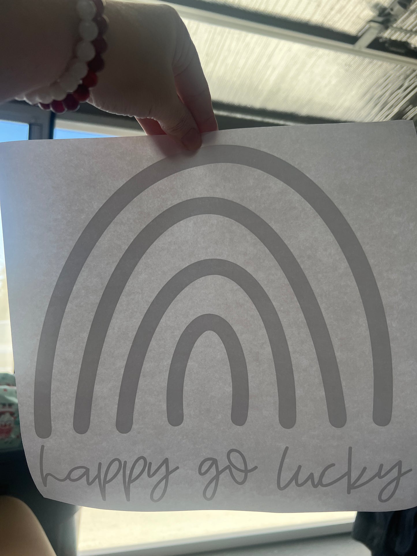 Happy go lucky (white)