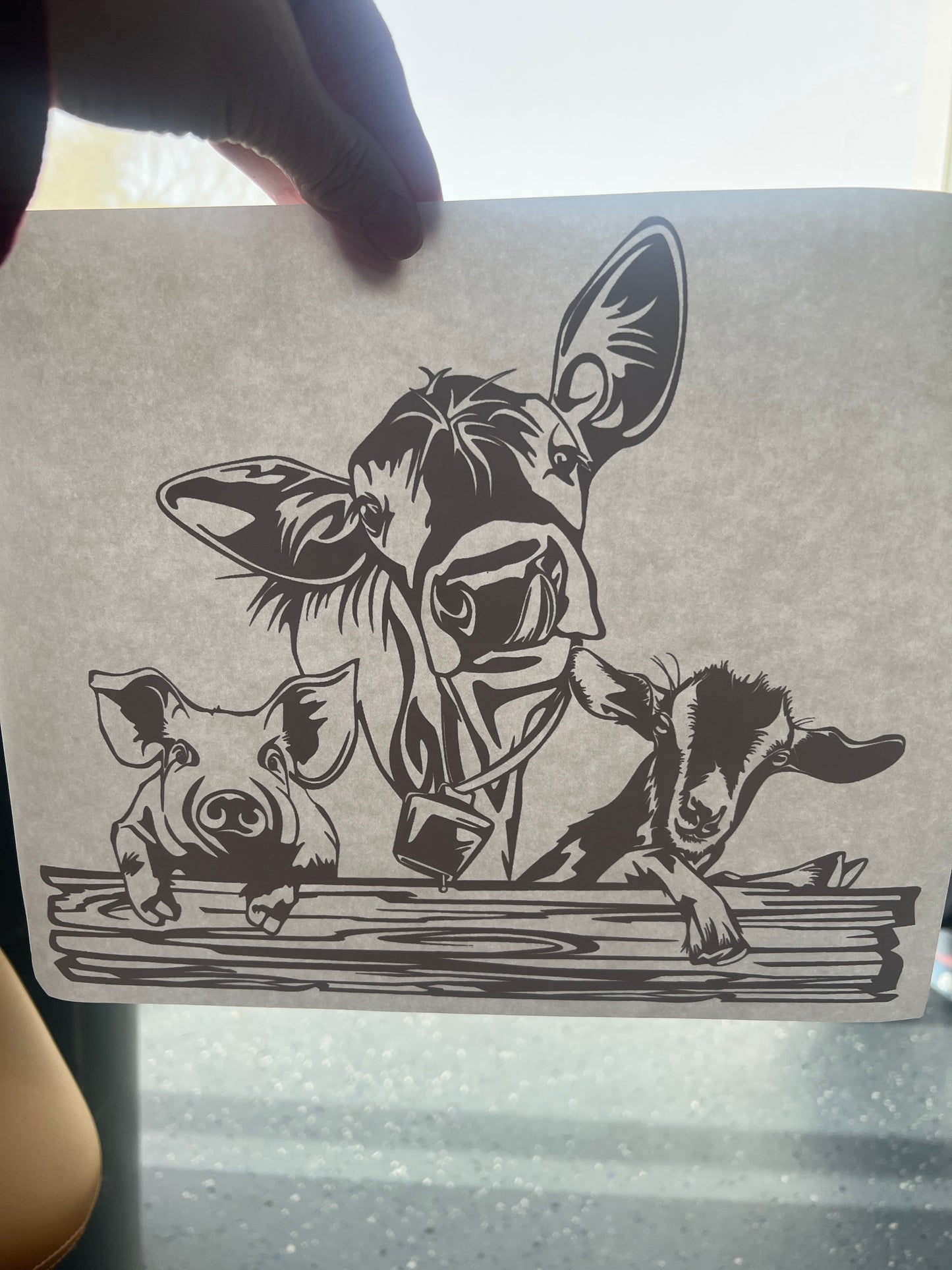 Barn animals (black)