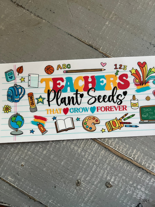Teachers plant seeds