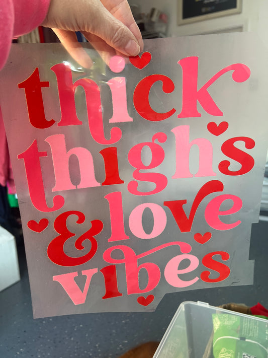 Thick thighs and love vibes