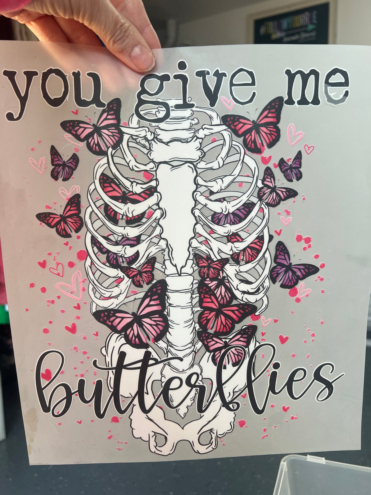 You give me butterflies