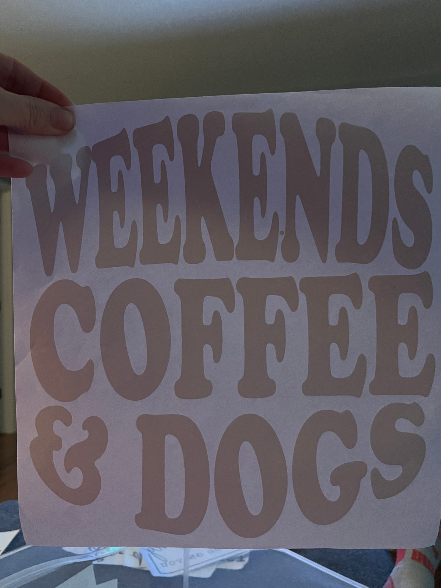 Weekend coffee and dogs (black)