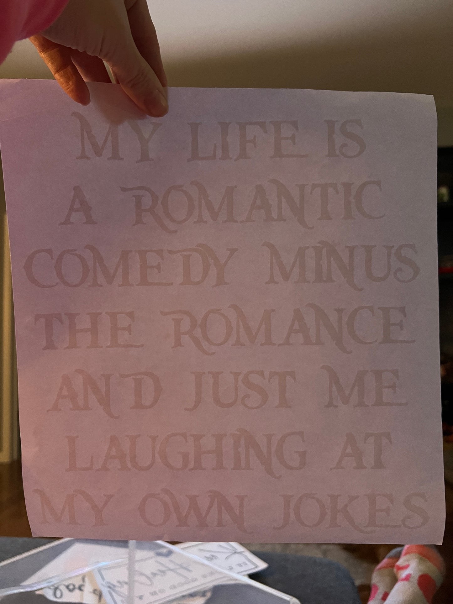 My life is a romantic comedy