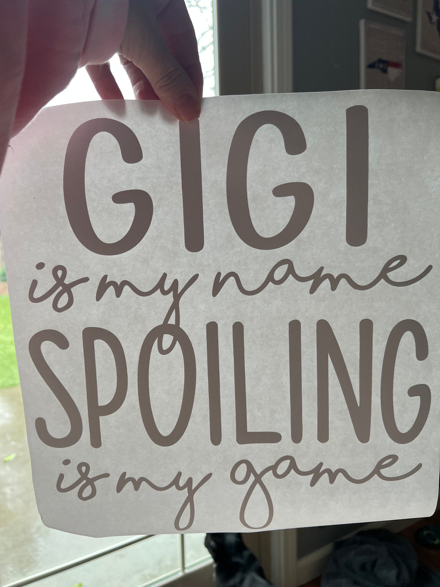 Gigi is my name spoiling is my game (black)