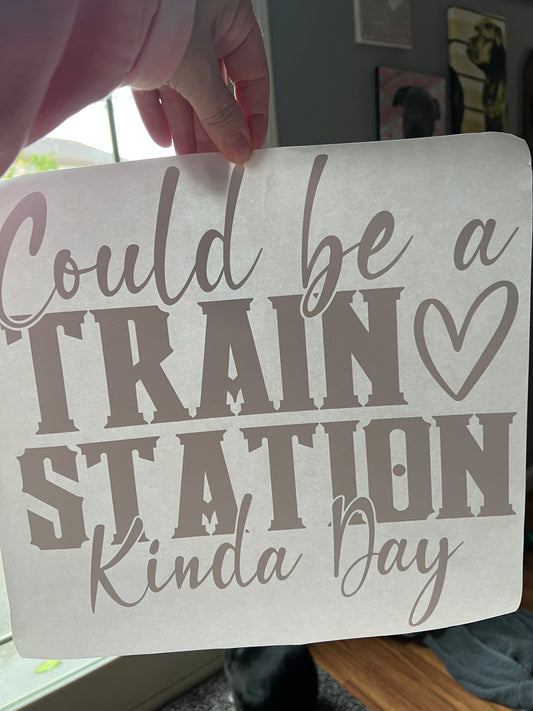 Could be a train station kinda day (black)