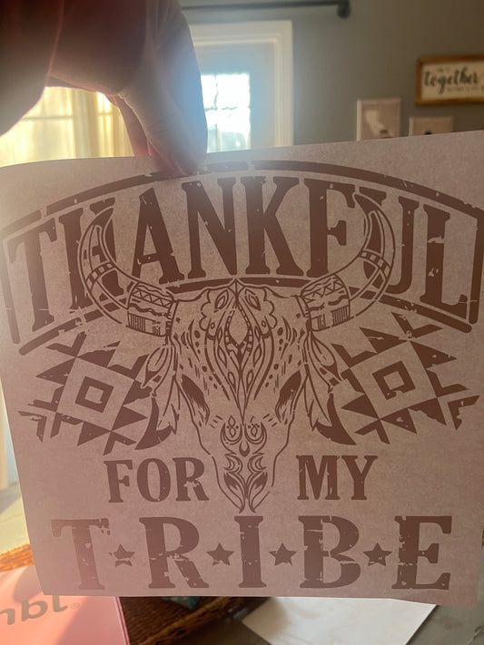 Thankful for my tribe (black)