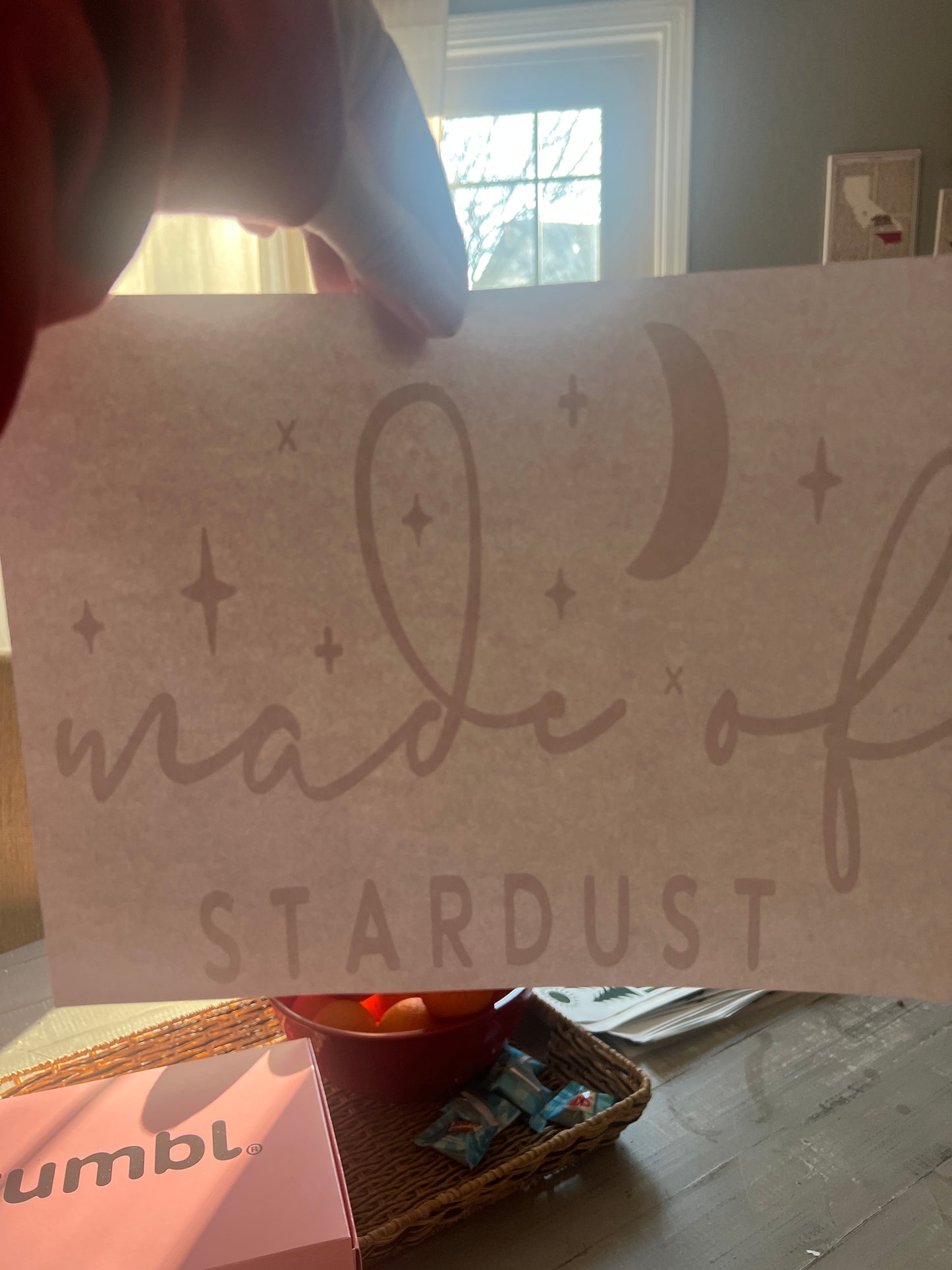 Made of stardust (white)