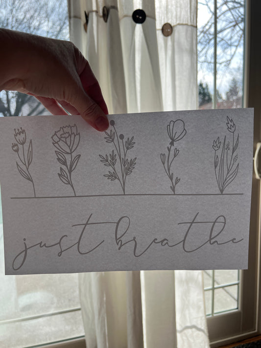 Just breathe (black)