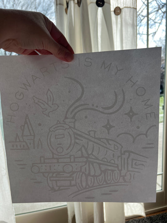 Hogw*rts is my home (white)